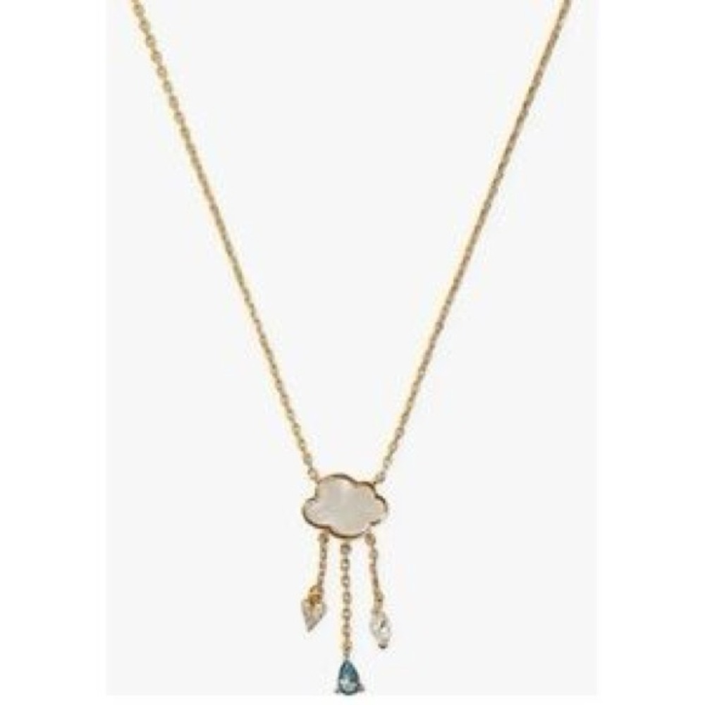 Kate Spade Wishes Cloud Mother of Pearl Pendant Necklace